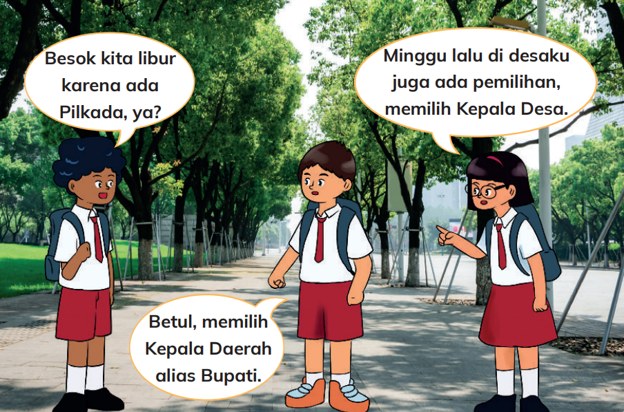 Dialog siswa tentang Pilkada dan Pilkades